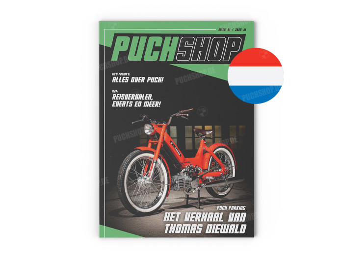 Puchshop Magazine Editie 01 (2025) Nederlandstalig | Puch verhalen, techniek & community